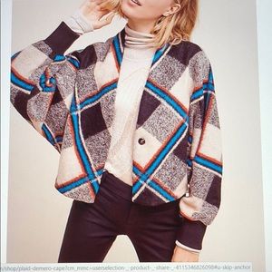 Plaid demero swing jacket